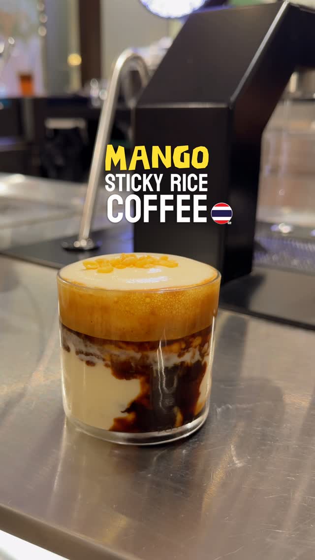 Unique Mango Sticky Rice Coffee Experience in Bangkok