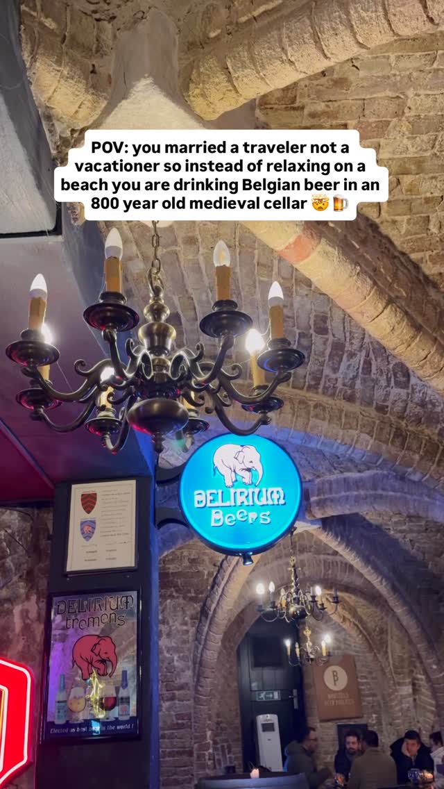 Historic Medieval Cellar Bar Serves Rare Belgian Beers