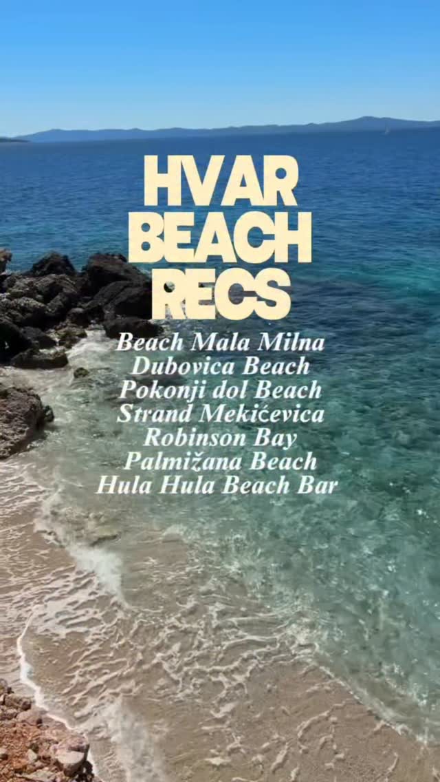 7 Places in Hvar