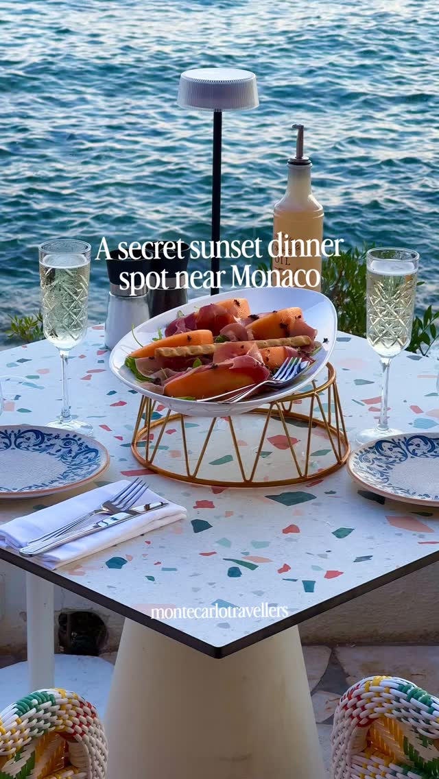 Sunset Dining Near Mala Beach in French Riviera