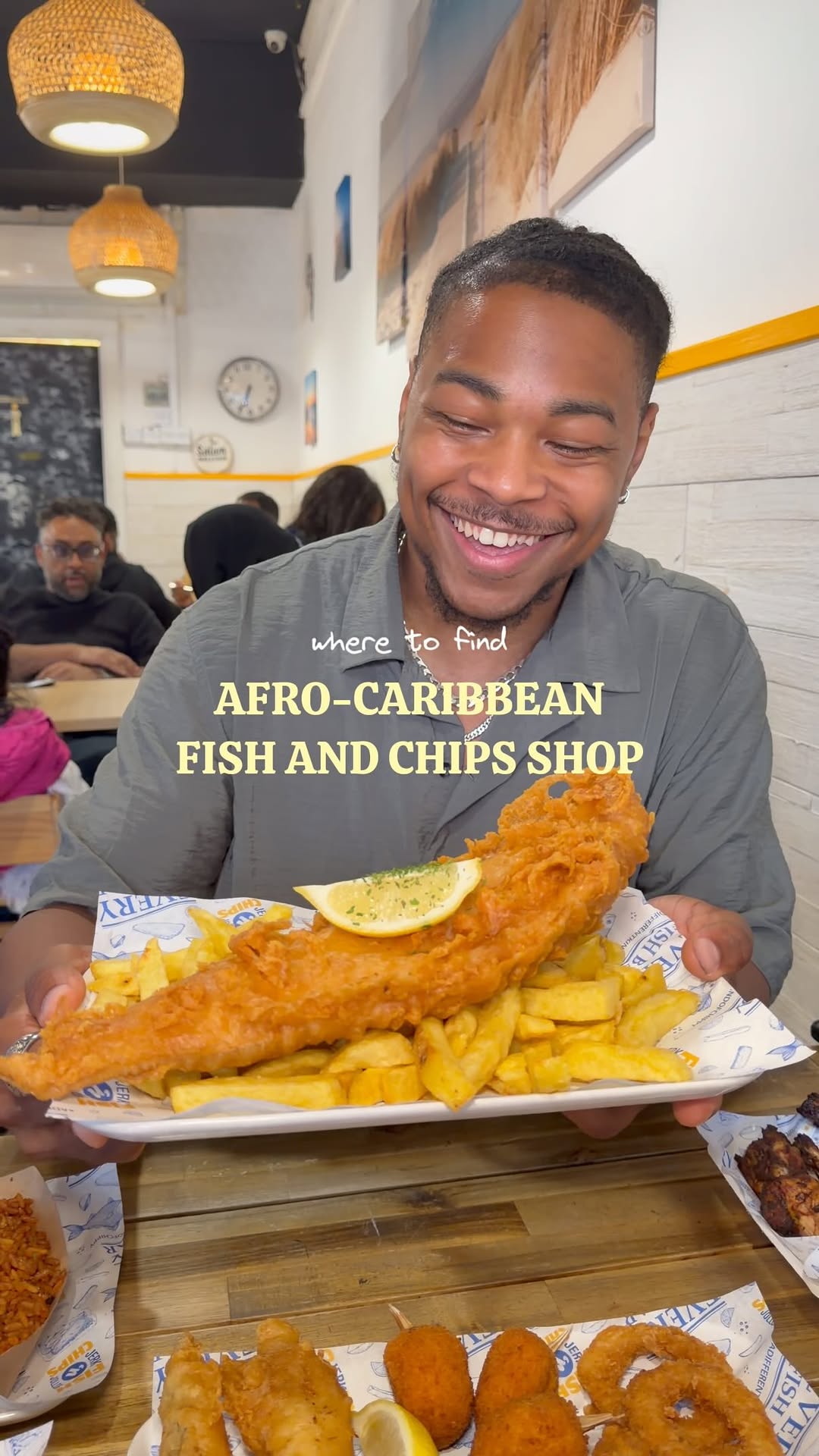 Fish And Chips With West African Flavors