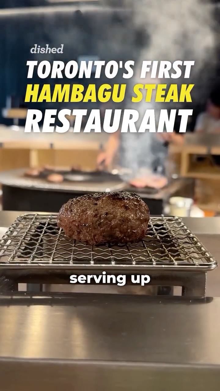 Boru Toronto Serves Wagyu Hambagu Steak