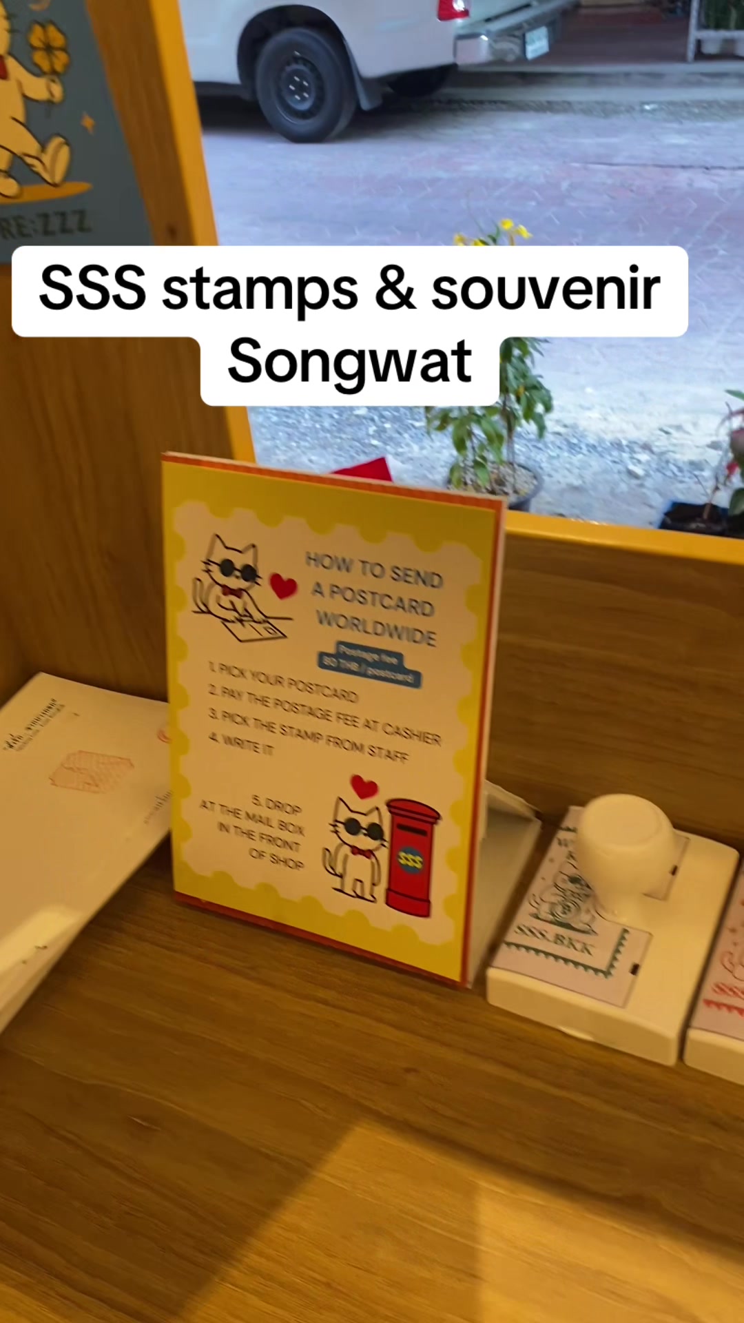 SSS Sandals & Souvenir Bangkok's Stamp Collection
