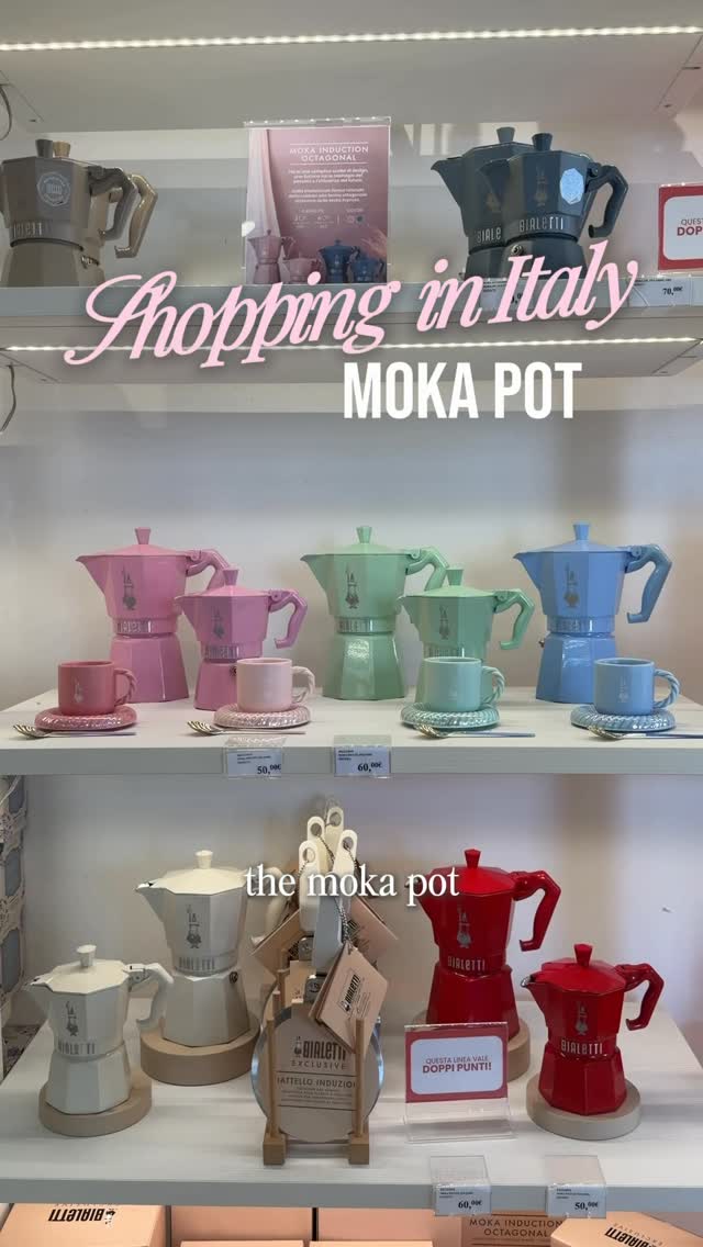 Italian Stores for Moka Pots