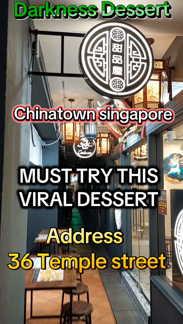 Chinatown Dessert Shop Near MRT Station