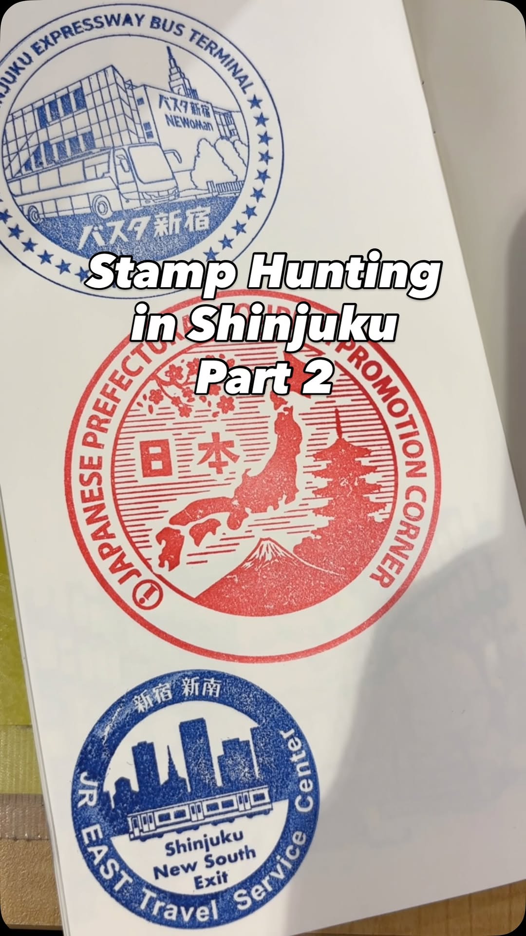Shinjuku Stamp Rally Locations