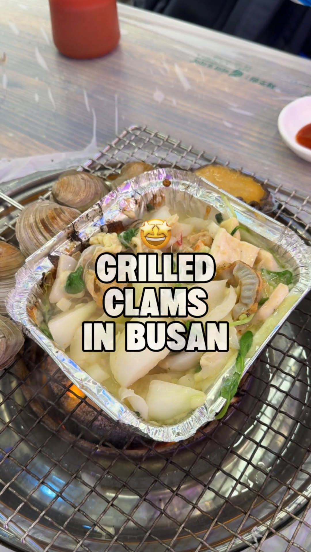 Busan's Unique Grilled Clams