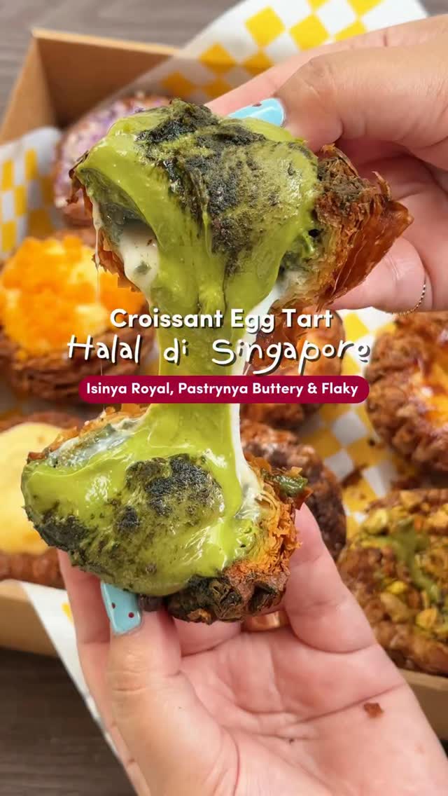 Singapore Bakeries Feature Croissant Egg Tarts