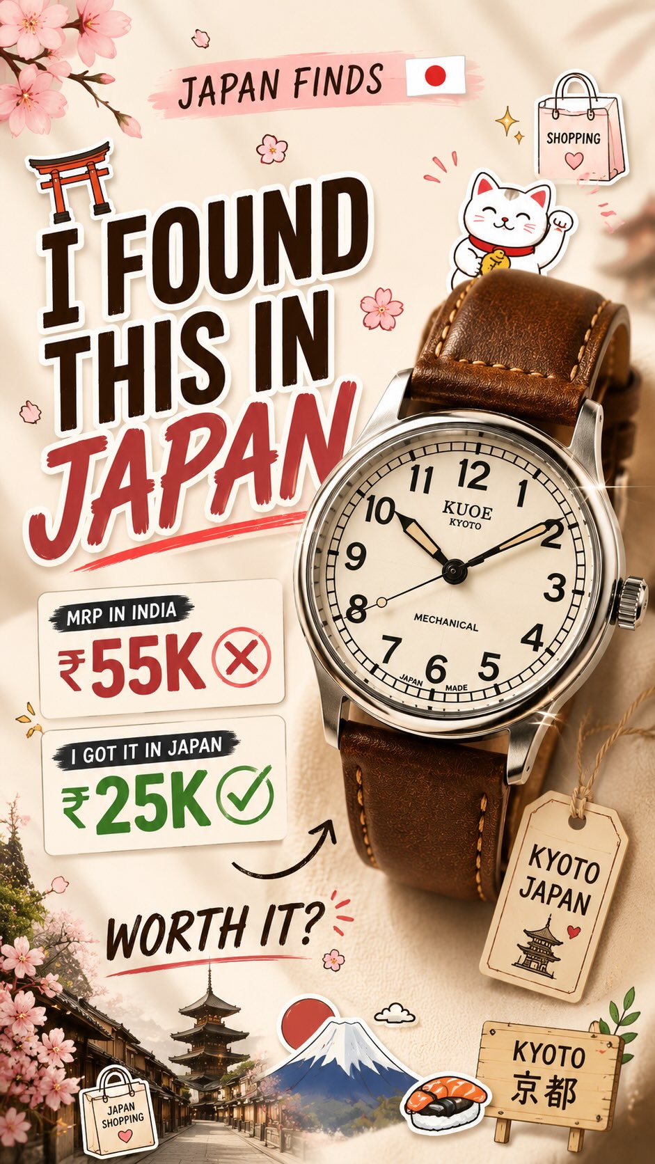 KUOE Kyoto Watch Boutique Finds