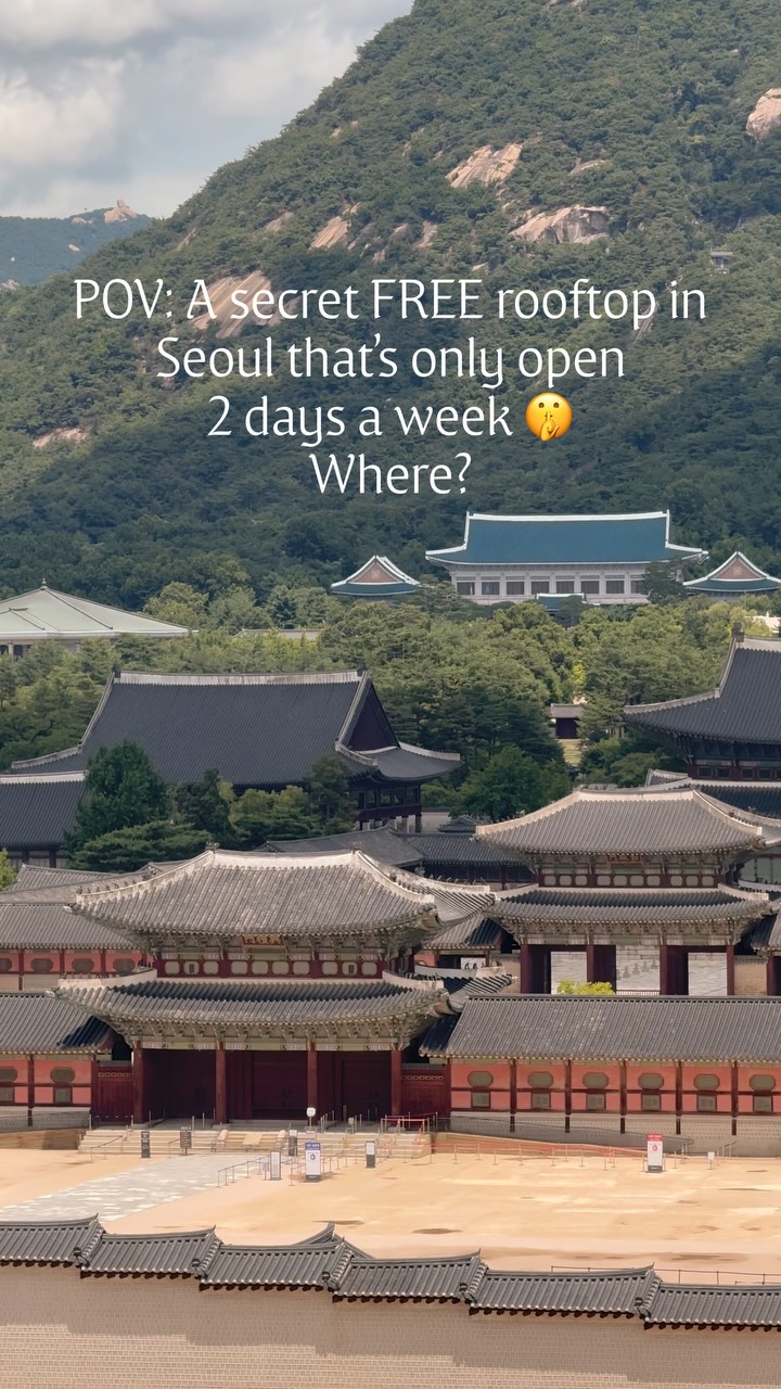 Seoul Rooftop Views Of Gyeongbokgung Palace