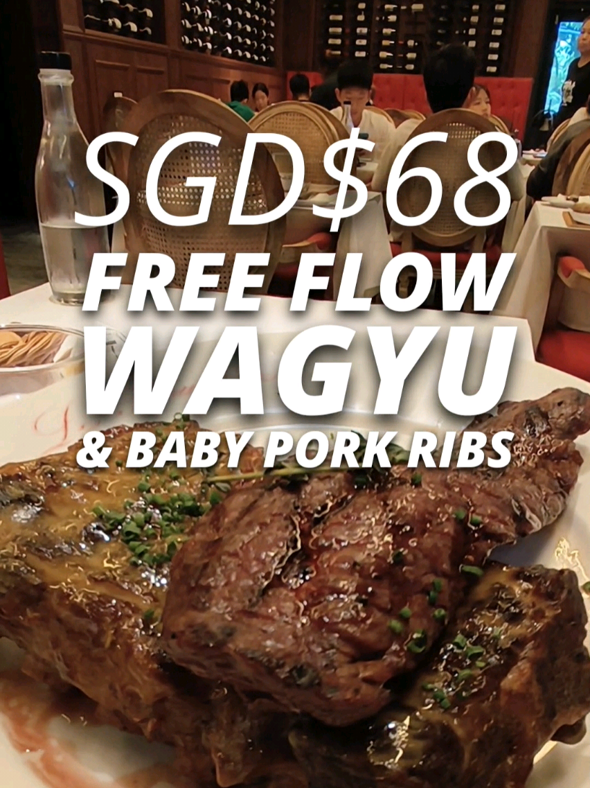 French Steakhouse Offers Wagyu and Pork Ribs Buffet