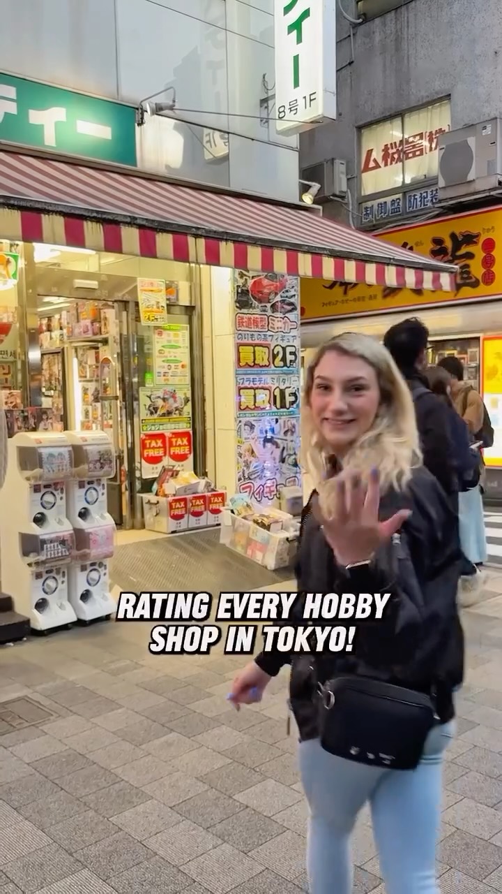 Tokyo Hobby Shops Featuring Model Cars and Kits