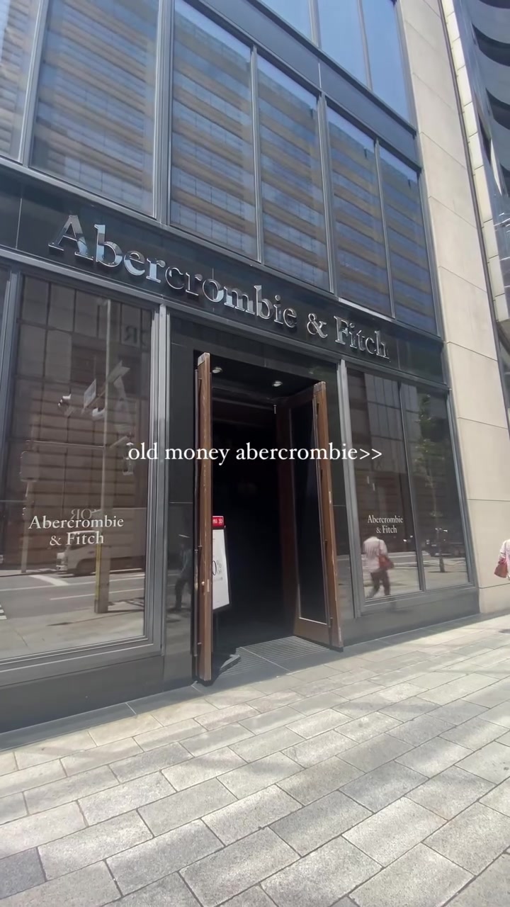 Abercrombie & Fitch Tokyo's 'Old Money' Aesthetic