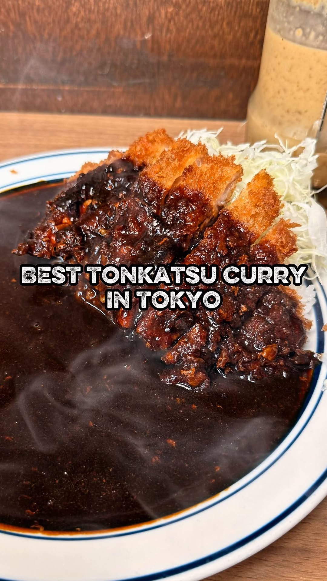 Unique Black Katsu Curry in Tokyo