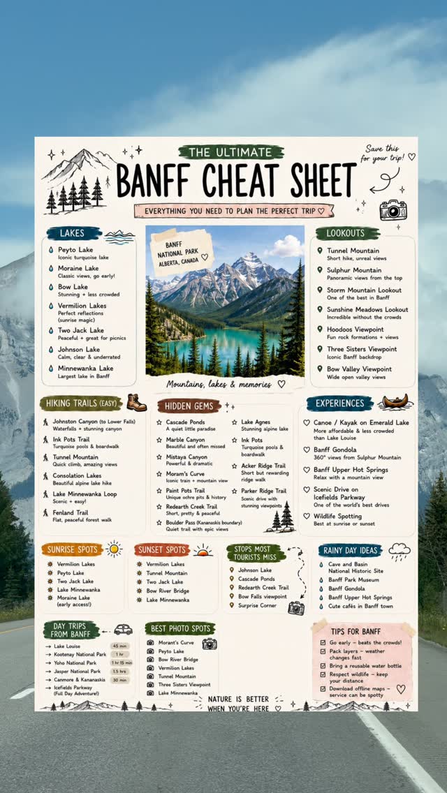 36 Attractions in Alberta