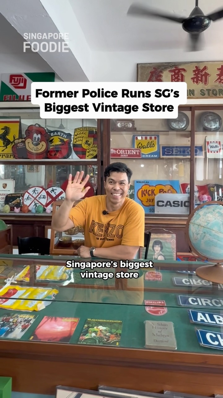 Singapore's Largest Vintage Store Operated By Ex-Policeman