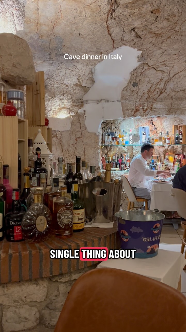 Cave Dining in Ostuni's White City