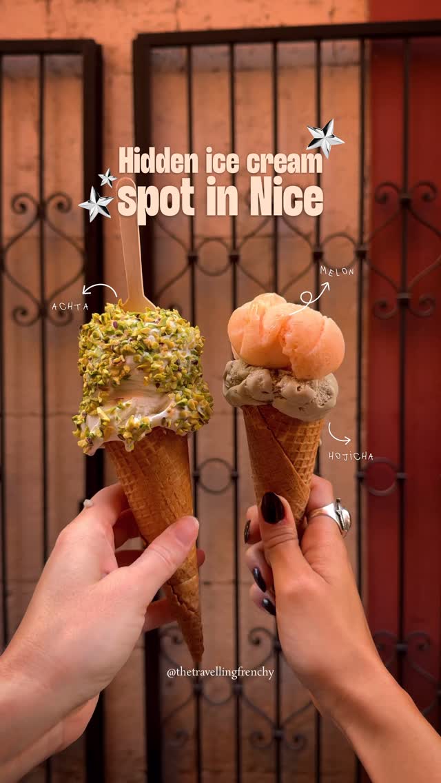 Charming Nice Ice Cream Spot Serves Unique Flavors