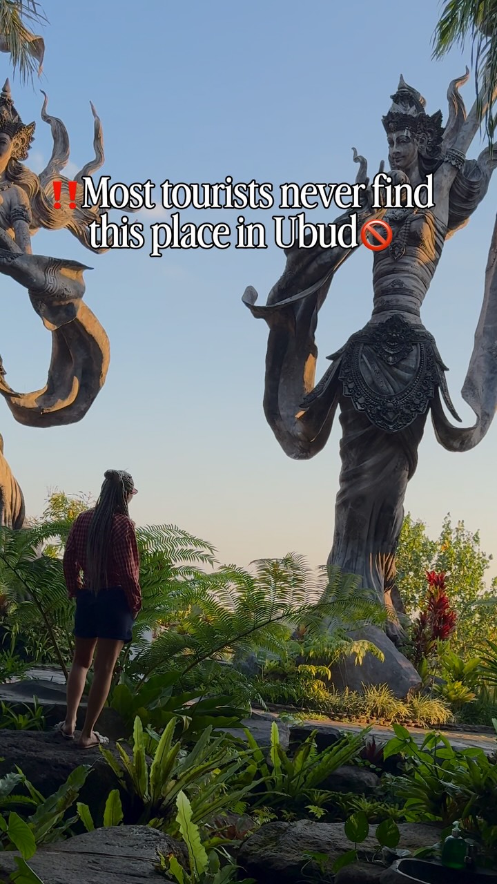 Taman Dedari: Bali's Angel Statue River View