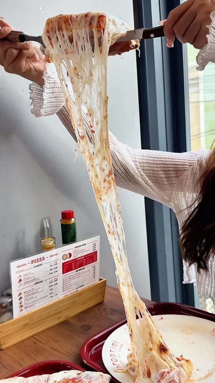 Tokyo Pizzeria Features Double Mozzarella Cheese