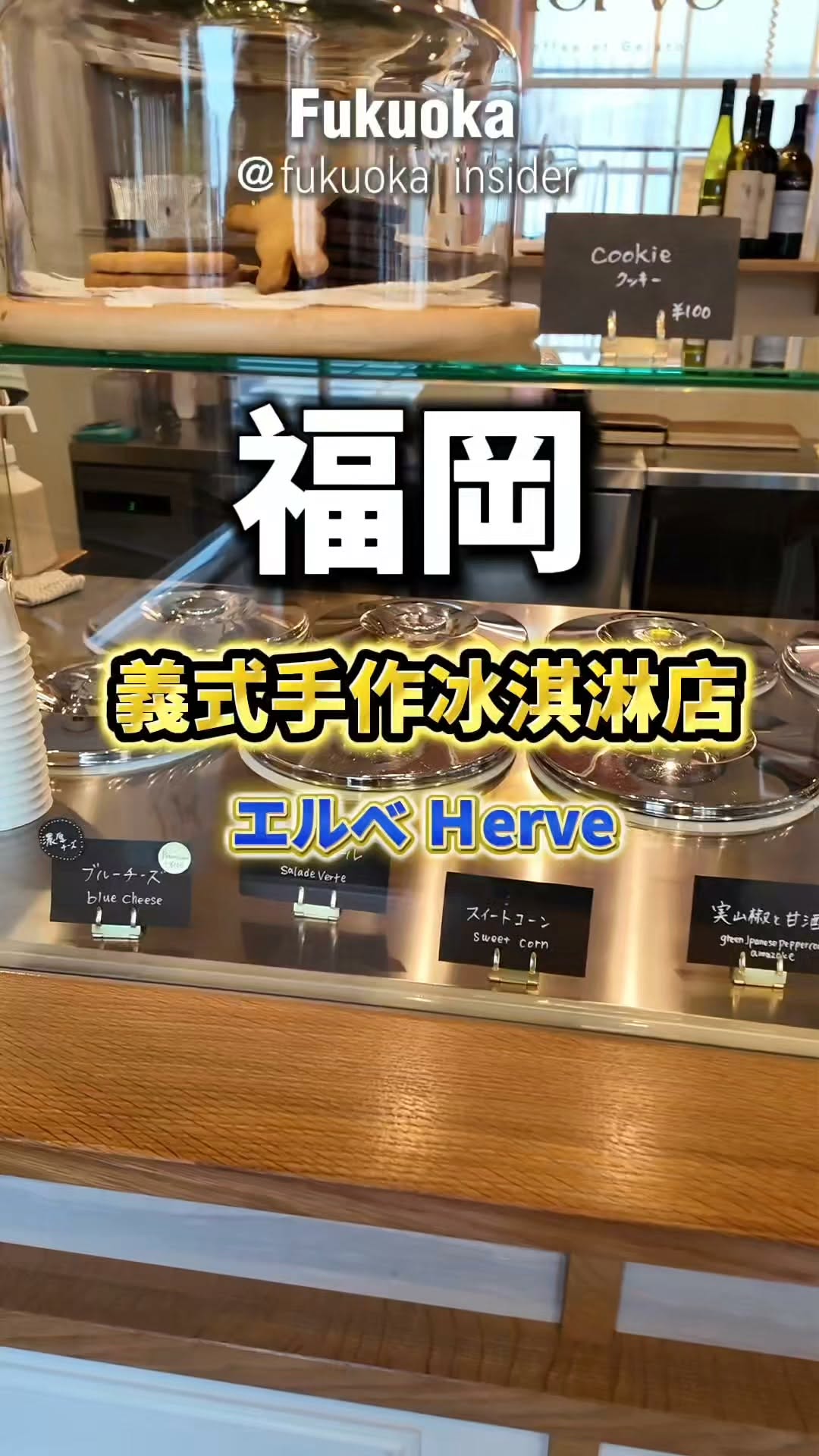 Fukuoka's Ice Cream Shop Offers Diverse Flavors