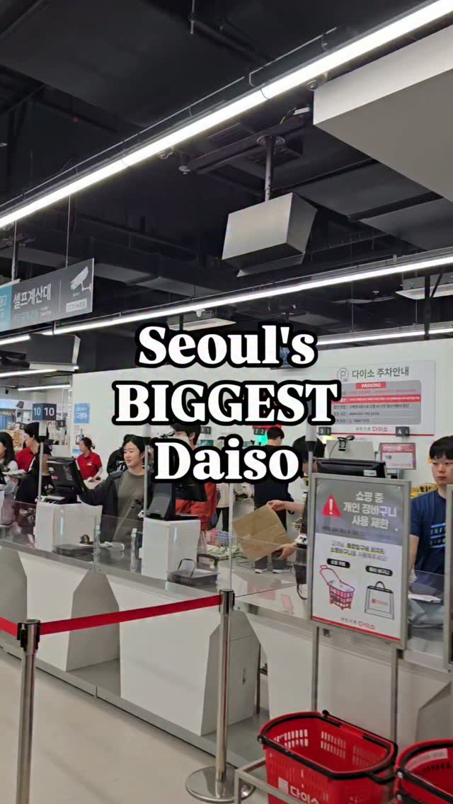 Seoul's Largest Daiso At Homeplus Sangbong