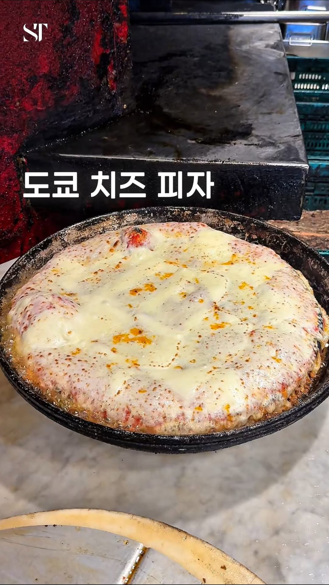 Tokyo Pizzeria Features Double Mozzarella Cheese