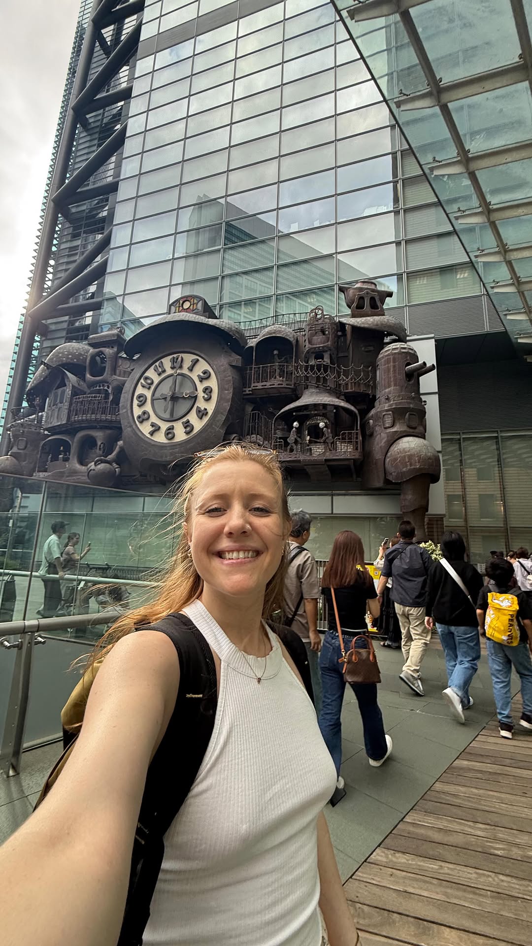 Tokyo's Studio Ghibli Clock at Shimbashi Station