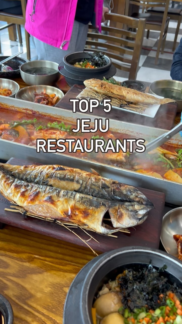 5 Restaurants in Cheju