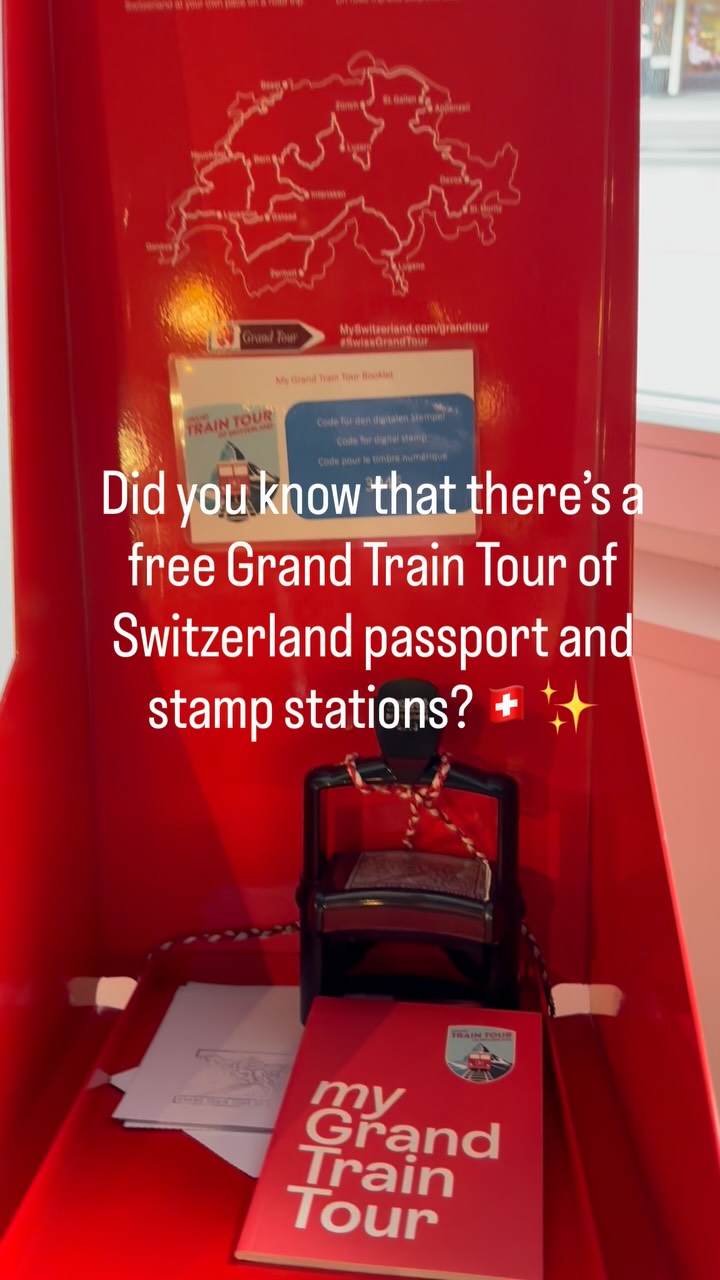 Collect Stamps At Swiss Tourist Offices