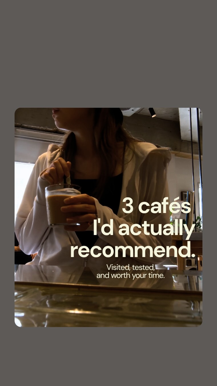 3 Cafes in Shibuya