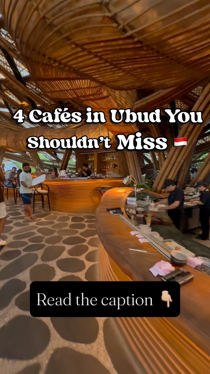Ubud Cafes With Waterfall and Jungle Views