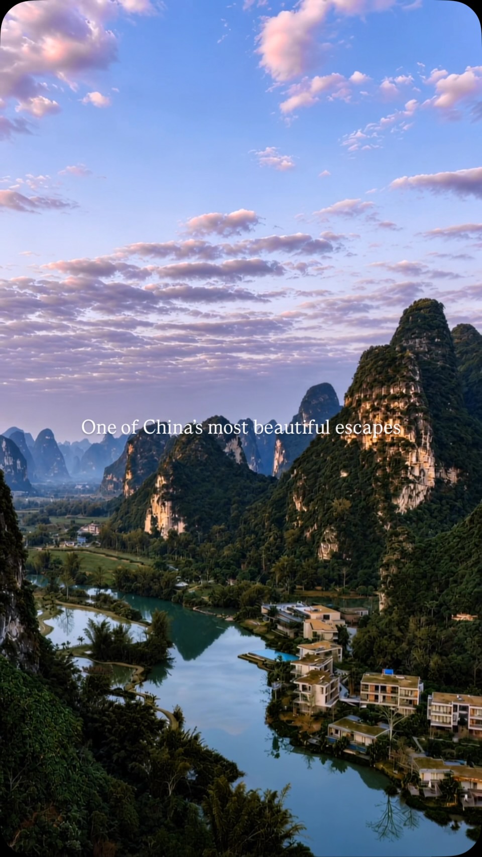 Resort Villas and Waterfalls Near Vietnam Border