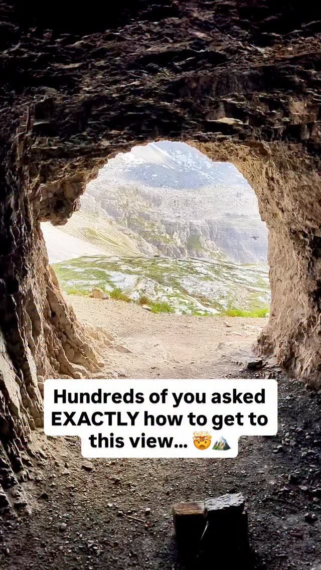 Dolomites' Tre Cime Area Caves And Huts