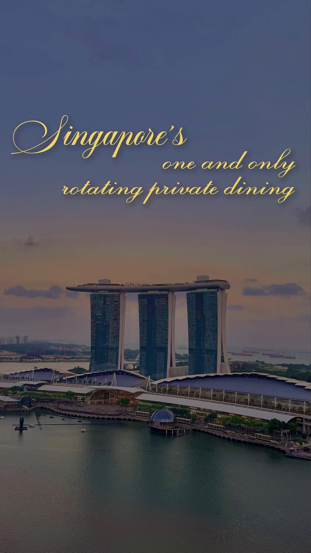Singapore's Only Rotating Private Dining Experience