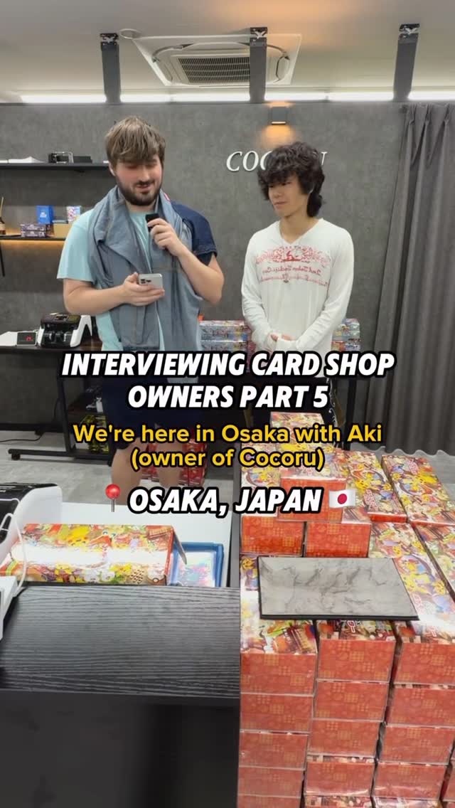 Osaka Card Shop Focuses on Pokemon and One Piece