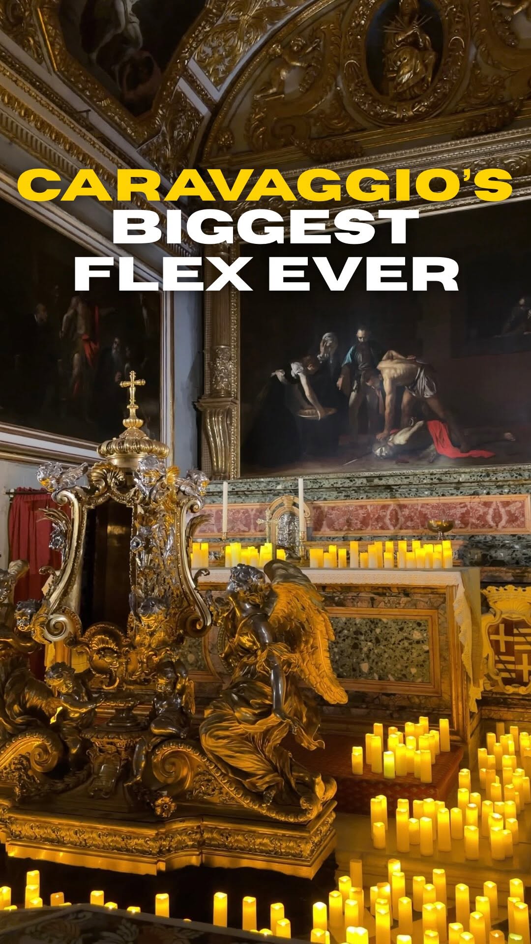 Valletta's Co-Cathedral's Gilded Interior
