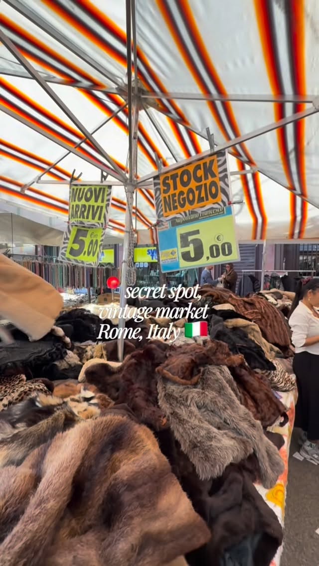 Rome's Huge Vintage Market Offers Unique Finds
