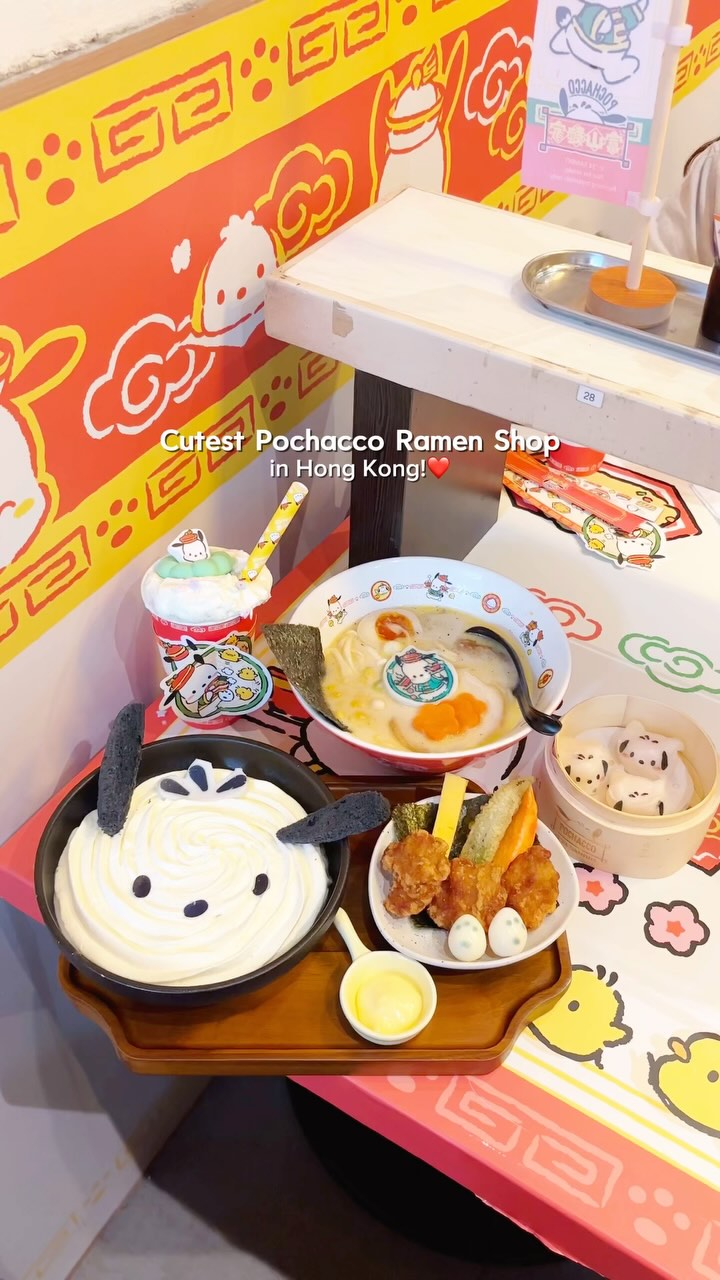 Pochacco-Themed Ramen Shop Serves Unique Dishes