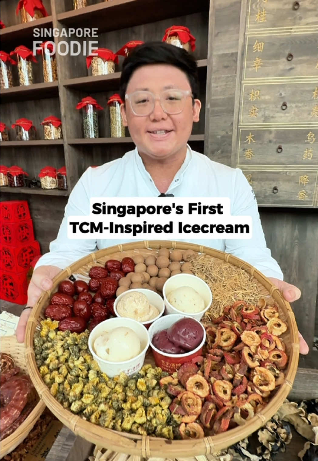 TCM Restaurant Offers Unique Herbal Ice Cream Flavors