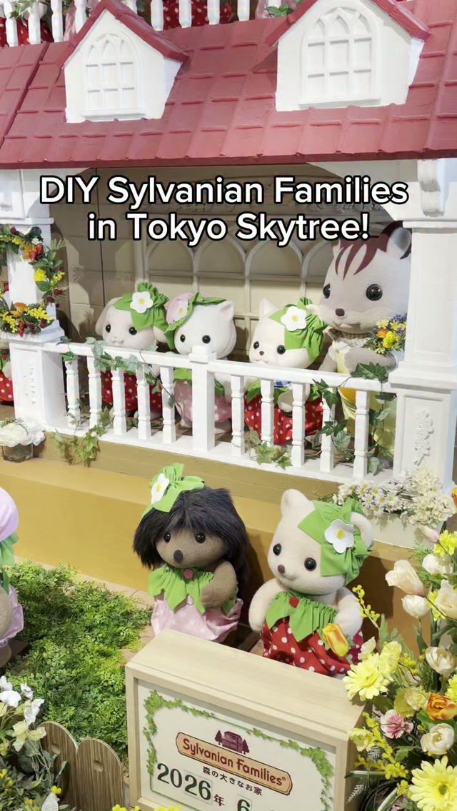Customize Sylvanian Families Dolls Under Tokyo Skytree