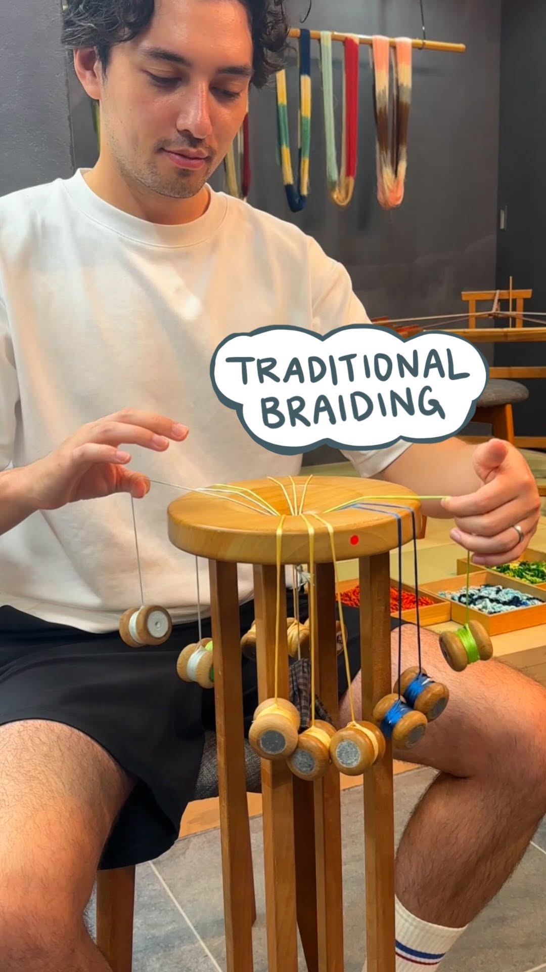 Kumihimo Braiding Workshop Near Kagurazaka