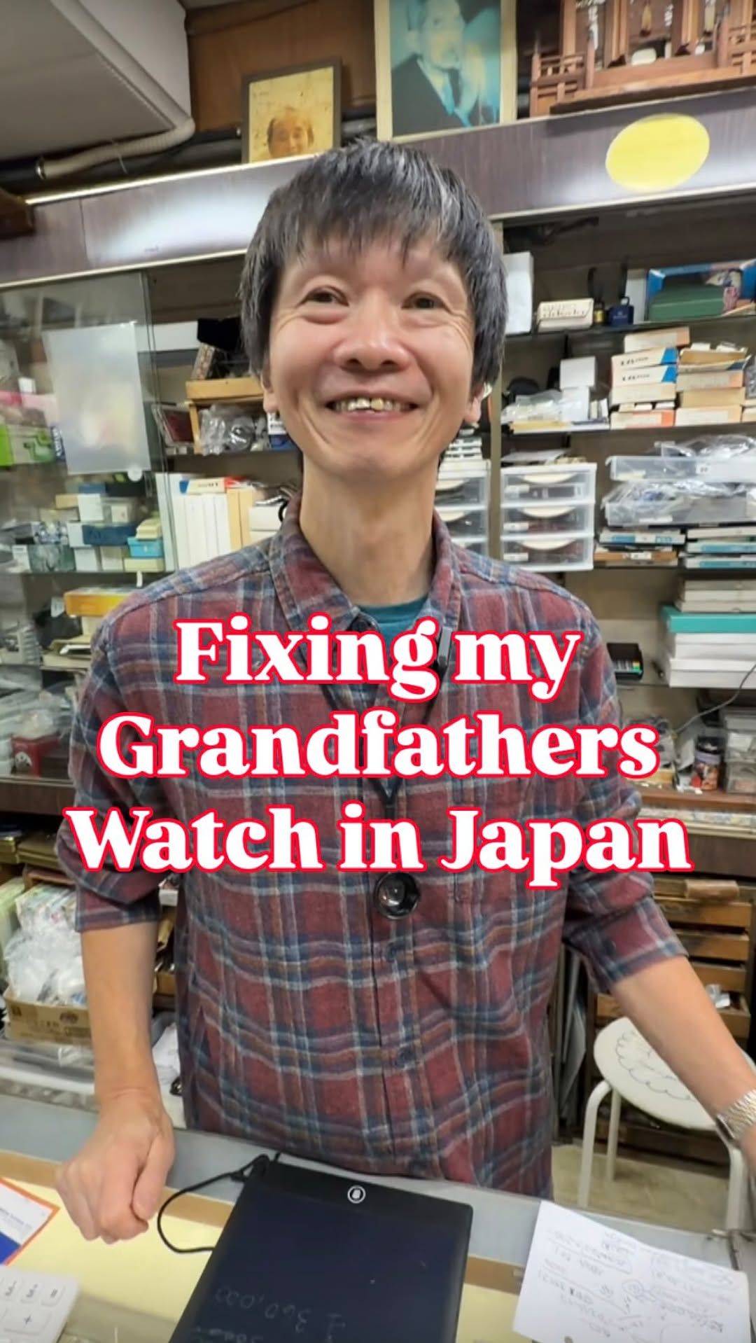 Mizutani Camera Fixes Heirloom Watch