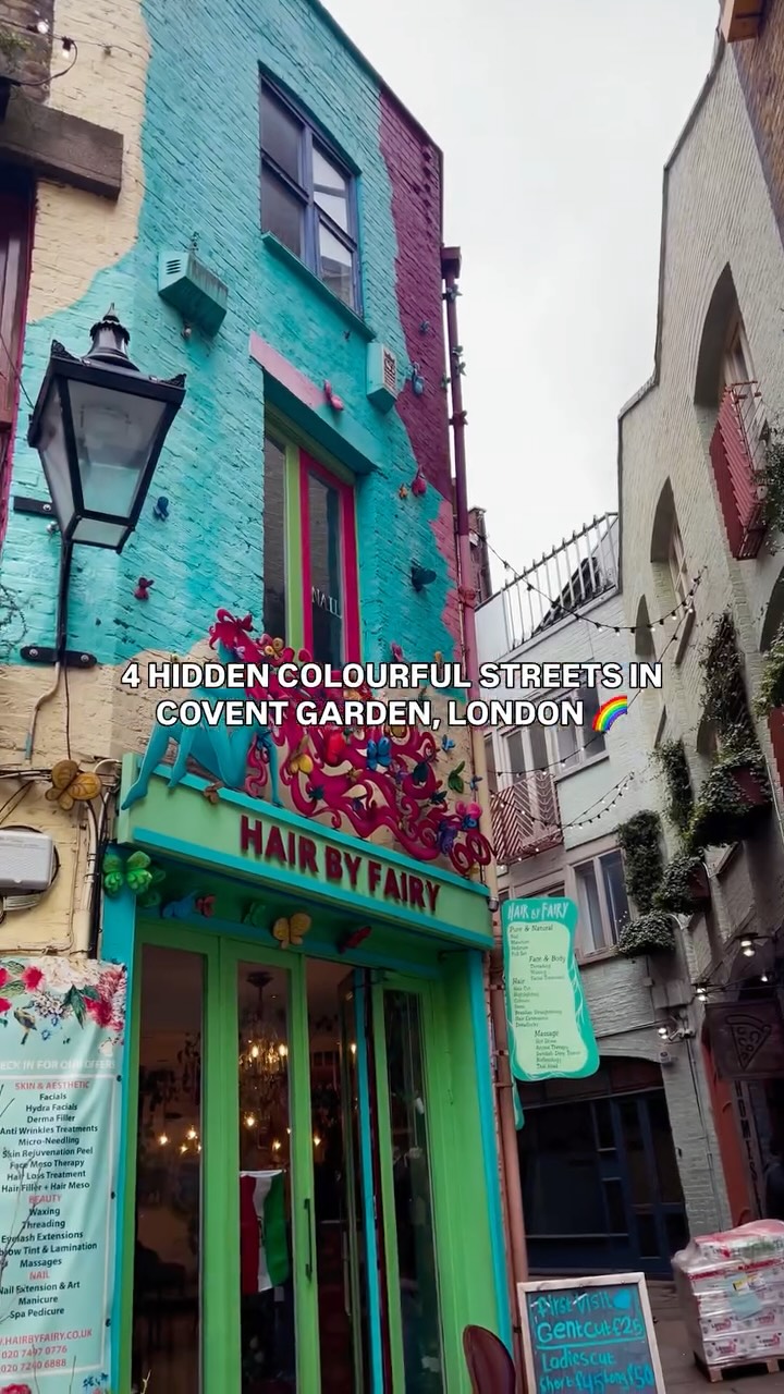 Covent Garden's Colorful Hidden Alleys