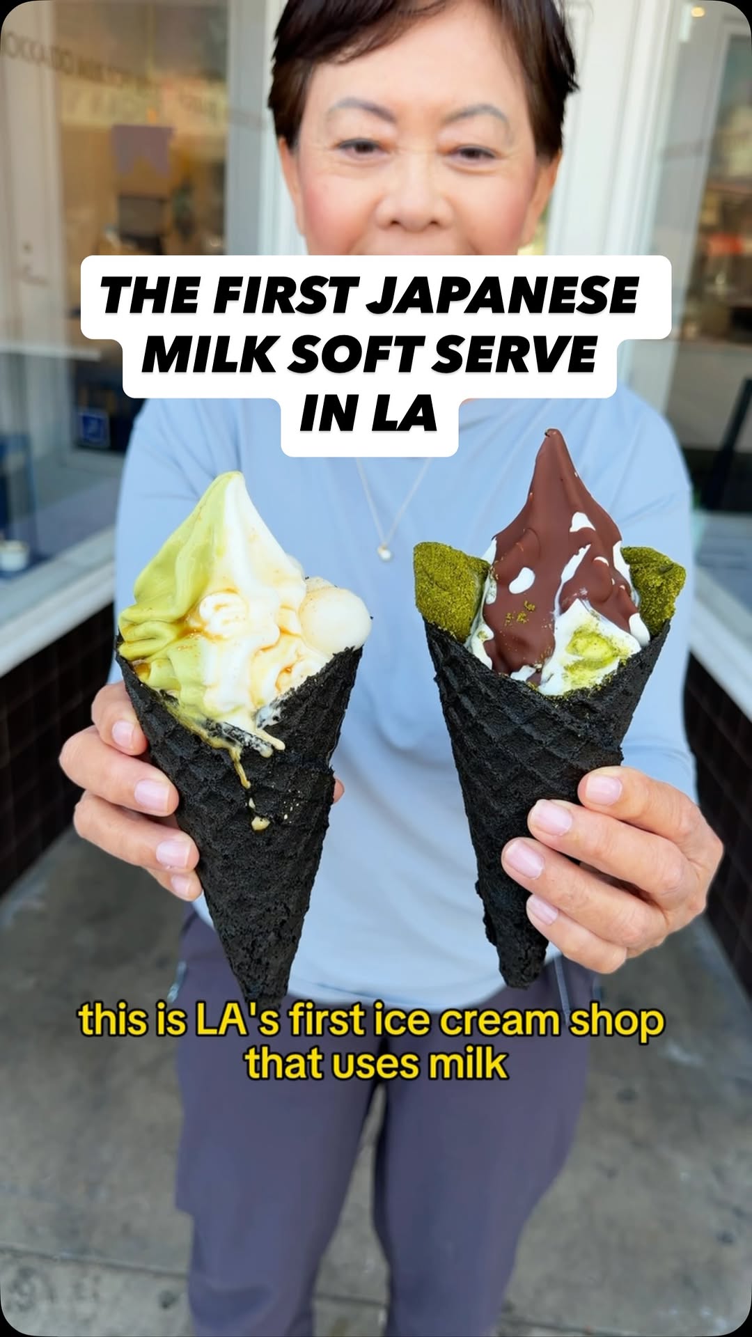 Indigo Cow: Japanese Milk Soft Serve & Sweet Potato Brûlée