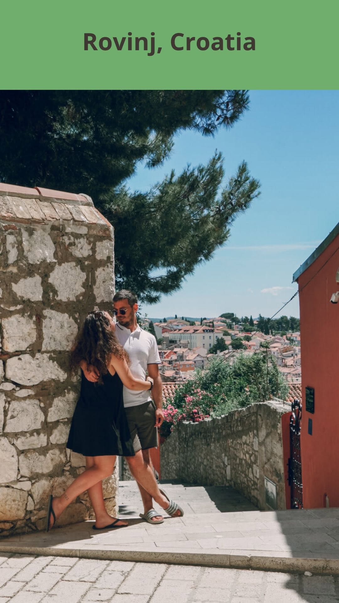 Rovinj's Old Town, Beach, and Church