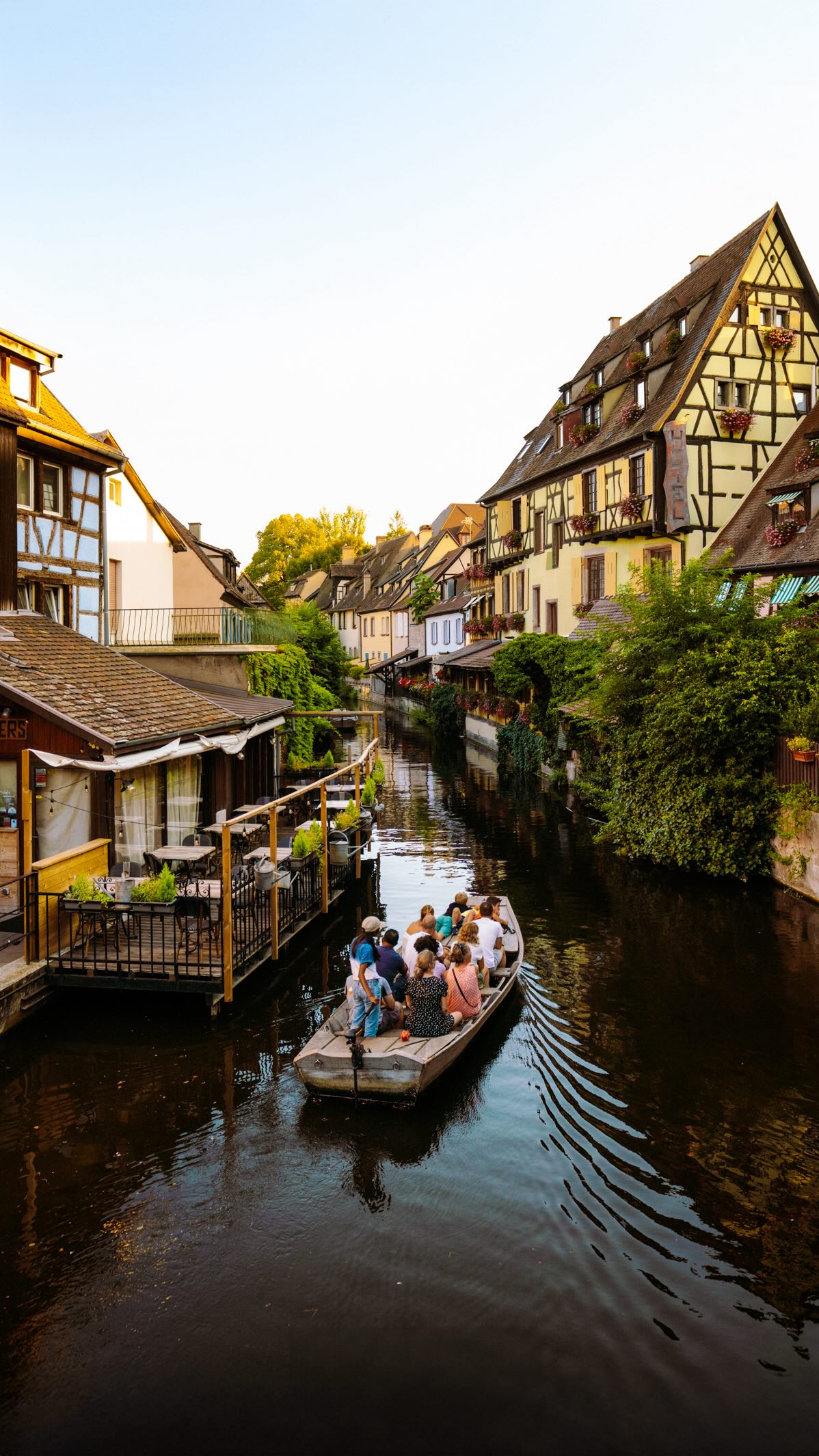 Colmar's Charming Canals And Historic Buildings