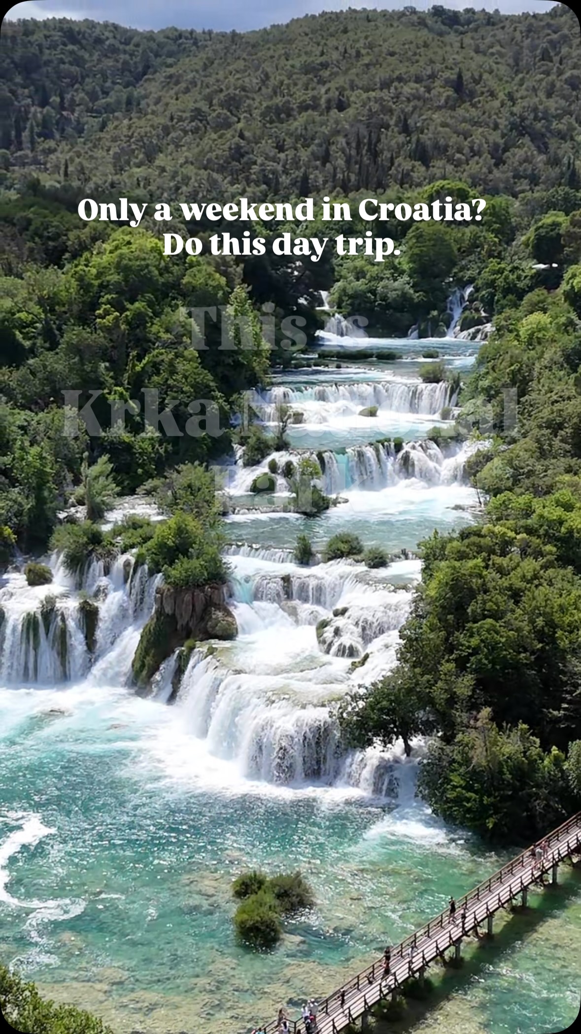Krka National Park's Waterfalls and Boardwalks