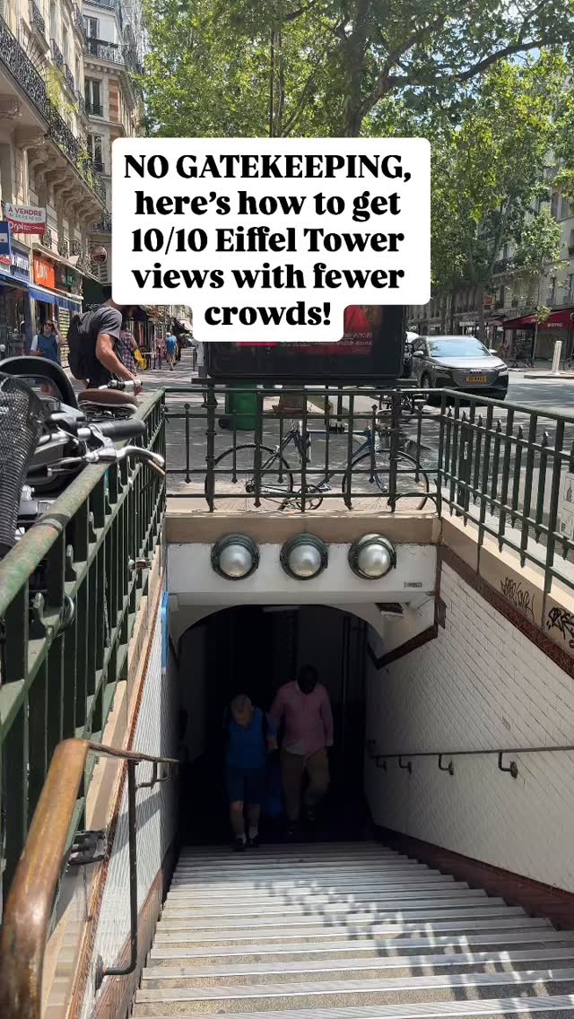 Trocadéro Gardens Offers Iconic Eiffel Tower Views