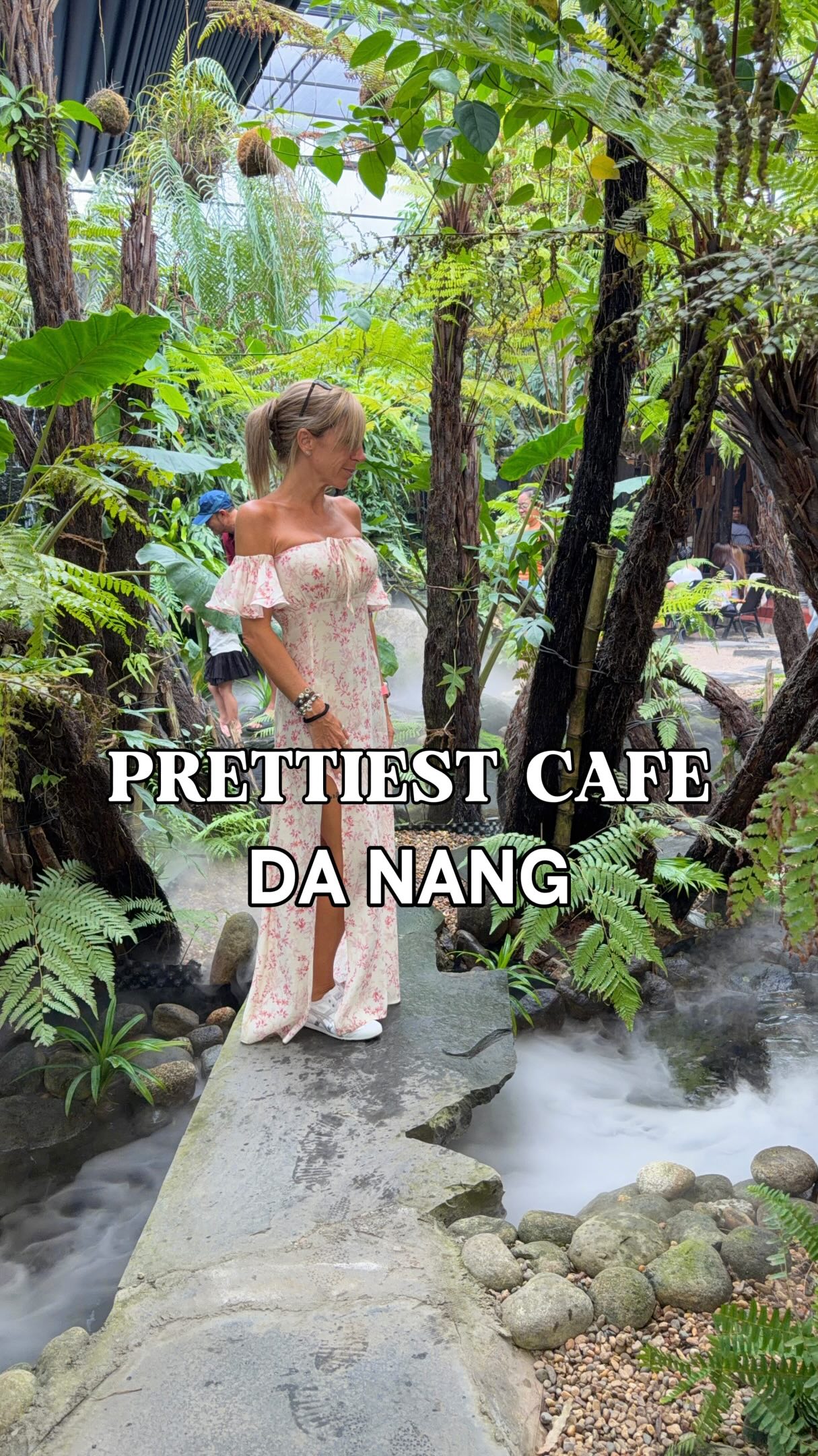 Fairytale Cafe With Waterfalls And Gardens